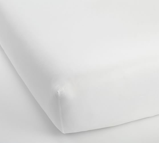 Cotton Twin Fitted Sheets Only Pure Beige, 1Pc 400 Thread Count