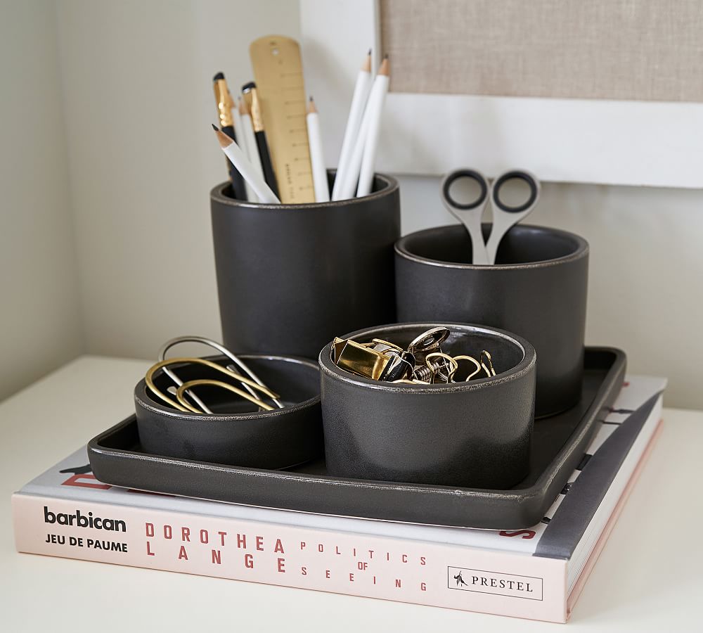 Mason Desktop Organizing Collection - Charcoal