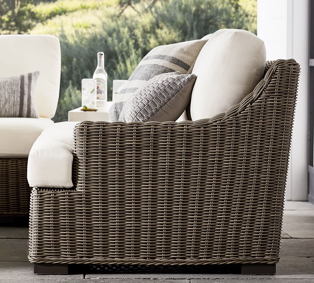 Build Your Own Huntington Wicker Slope Arm Ultimate Outdoor Sectional