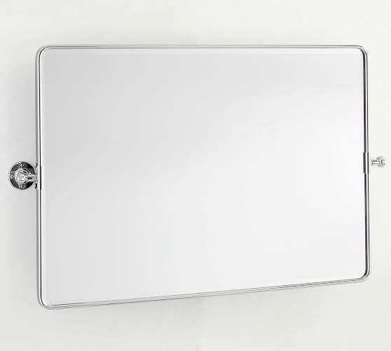 Vintage Pivot Double Wide Bathroom Mirror Pottery Barn