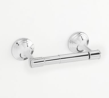 Boule-Inspired Polished Nickel Wall Mount Toilet Paper Holder + Reviews