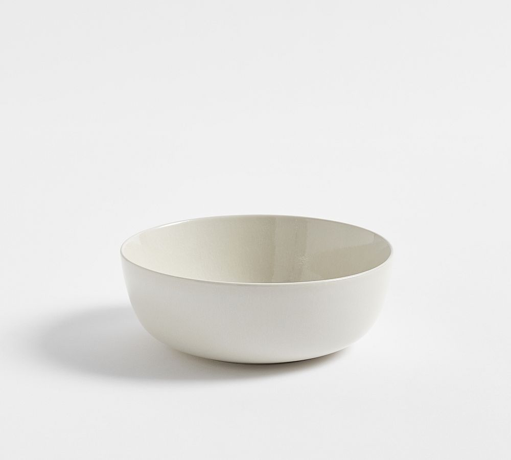 Mason Stoneware Cereal Bowls - Set of 4- Glossy Ivory