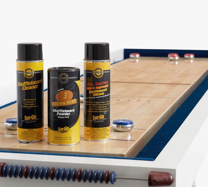  Sun-Glo Pro Silicone Shuffleboard Table Spray Set of 6 :  Sports & Outdoors
