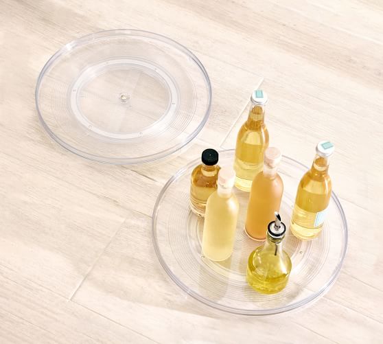Clear Lazy Susan Set of 2 Pottery Barn