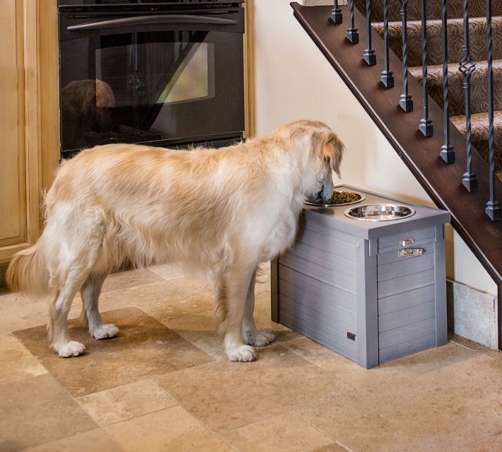 Ecoflex® Pet Pantry with Dual Food Bowls