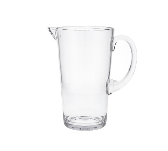 Cane Recycled Glass Pitcher