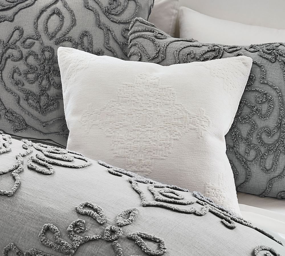 Maddie Textured Pillow Cover | Pottery Barn