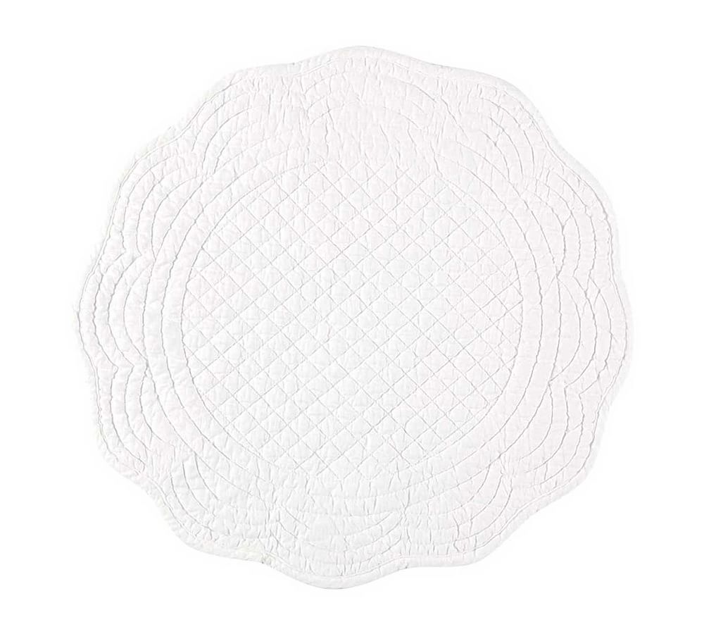 Boutis Cotton Round Placemats Set of 4 Pottery Barn