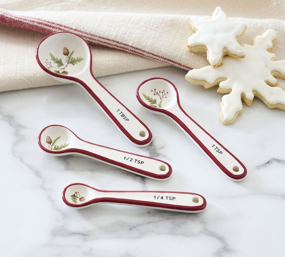 Set of Mason Jar Measuring Cups and Measuring Spoons Rustic