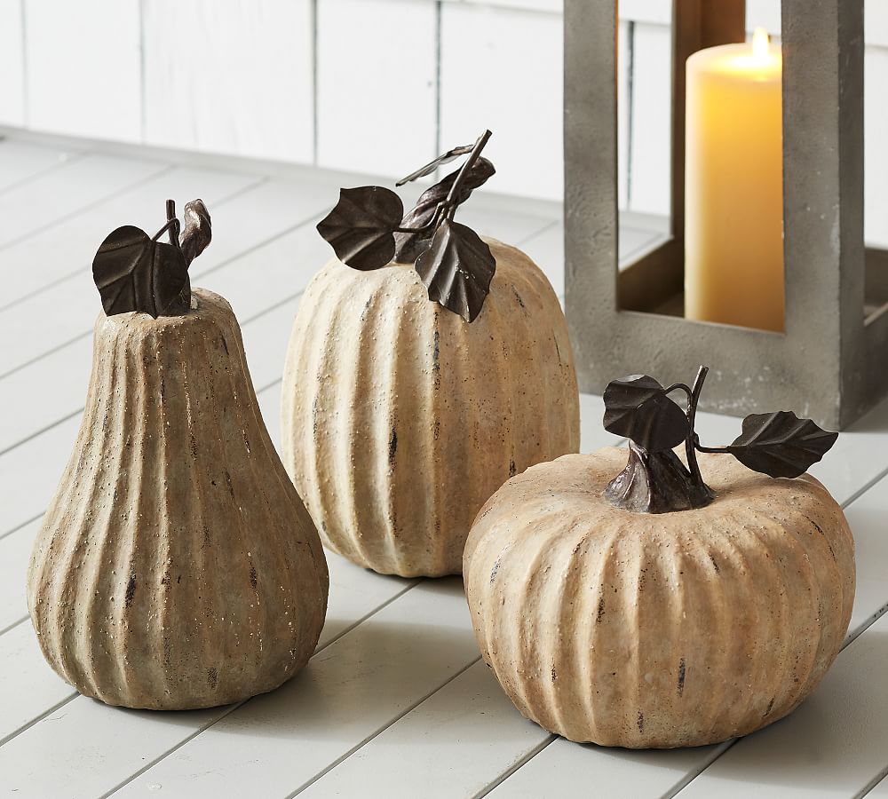 Gilded Pumpkins - MY WEATHERED HOME