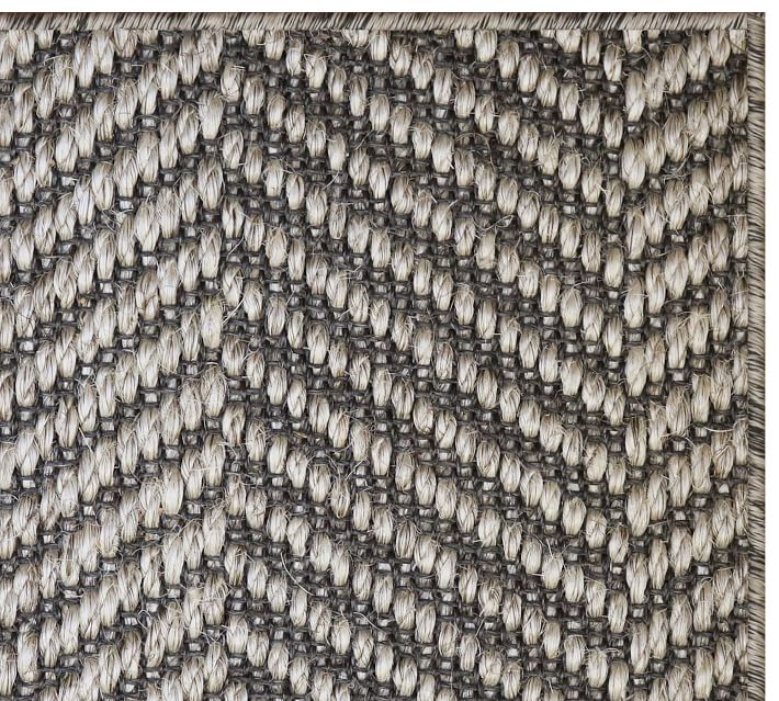 Sisal Pattern Rag Rug Gray Sisal Rugs