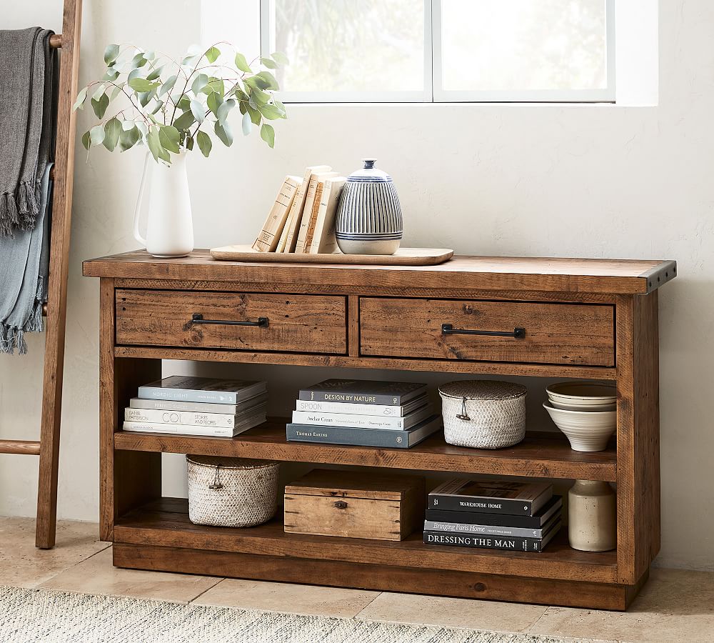 Novato Reclaimed Wood Console Table | Pottery Barn