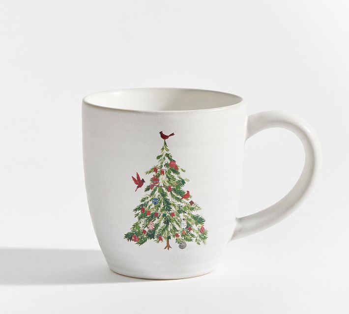 Christmas in the Country Stacking Mugs - Set of 4