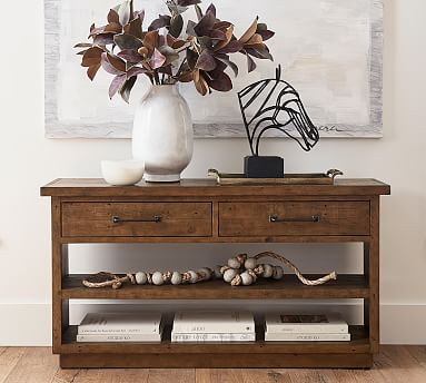 Pottery Barn Two Level Console Table, 83% Off