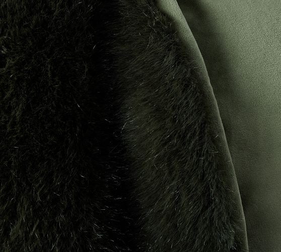 Faux Fur Mink Throw Pottery Barn