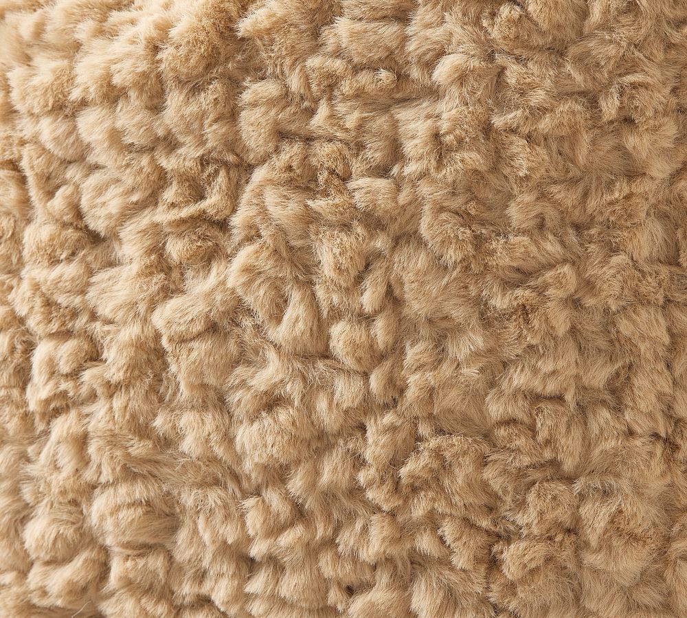 Faux Fur Aspen Pillow Pottery Barn