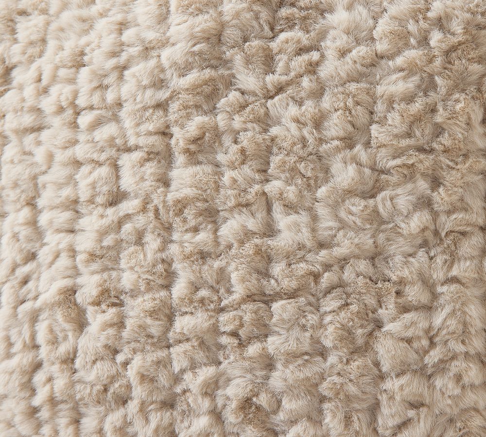 Faux Fur Aspen Pillow Pottery Barn