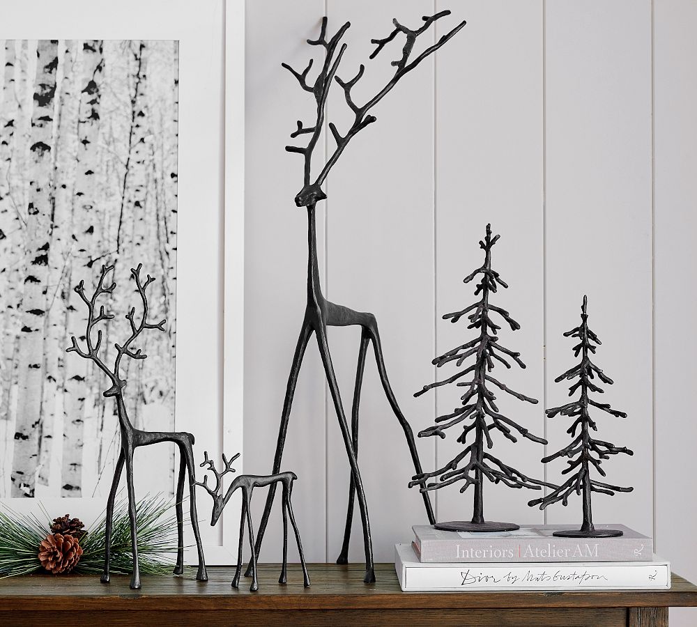 Bronze Sculpted Trees | Pottery Barn