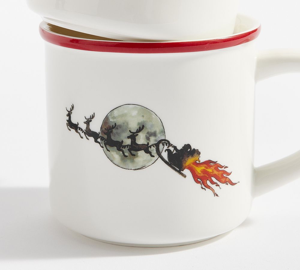 National Lampoon’s Christmas Vacation™ Decal Mugs Set of 2 Pottery Barn