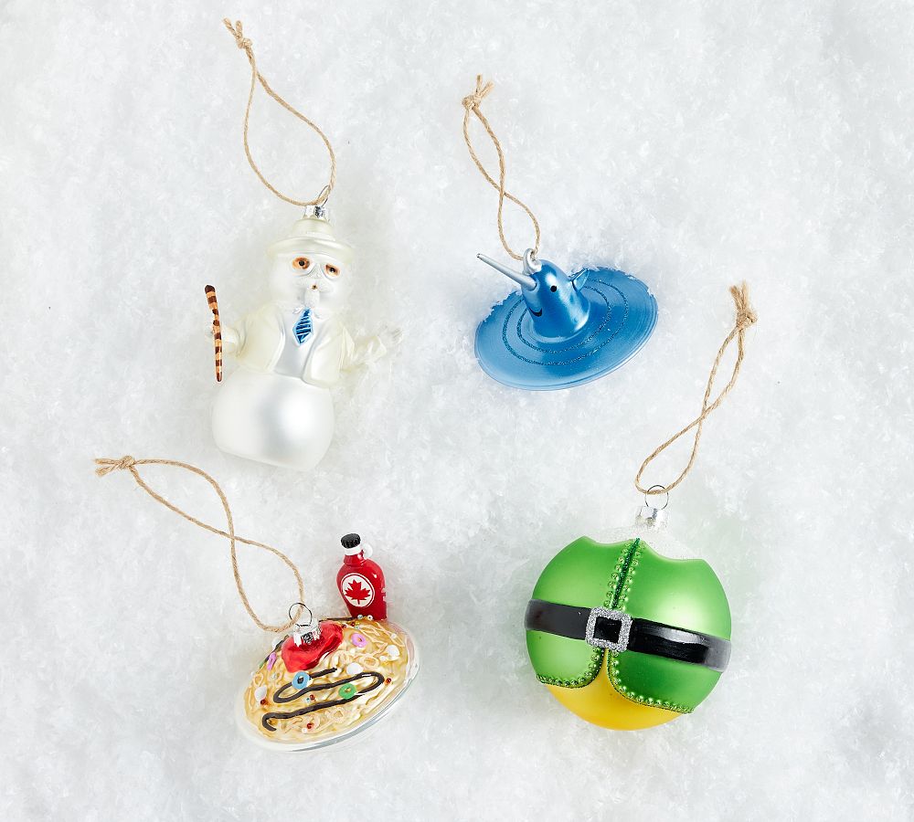 Elf Ornaments - Set of 4