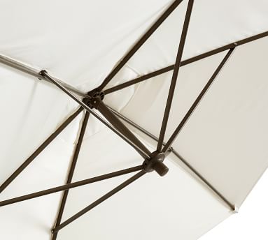 Round Sunbrella® Aluminum Cantilever Umbrella | Outdoor Umbrellas ...