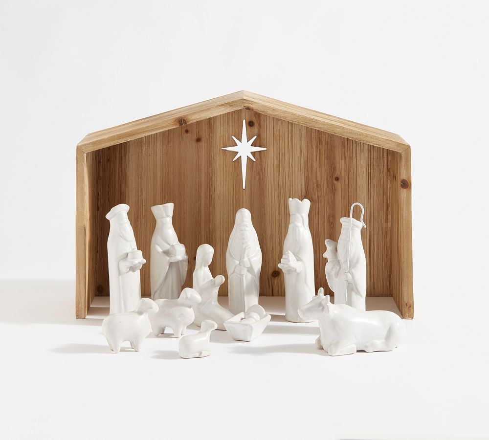 Handcrafted Terracotta Nativity Set Pottery Barn