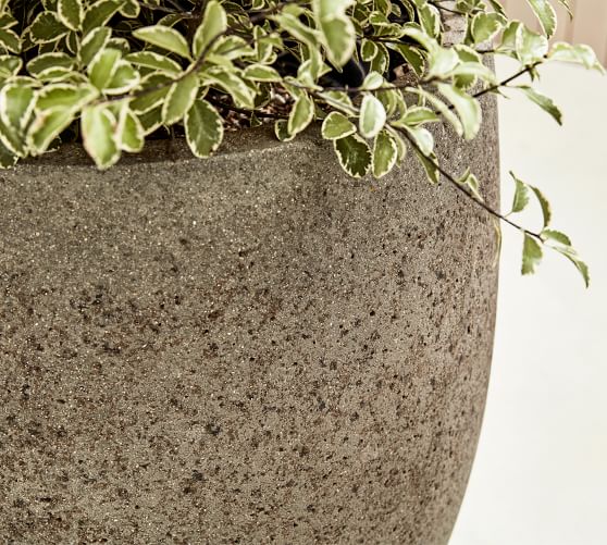 Sedona Handcrafted Stone Outdoor Planters | Pottery Barn