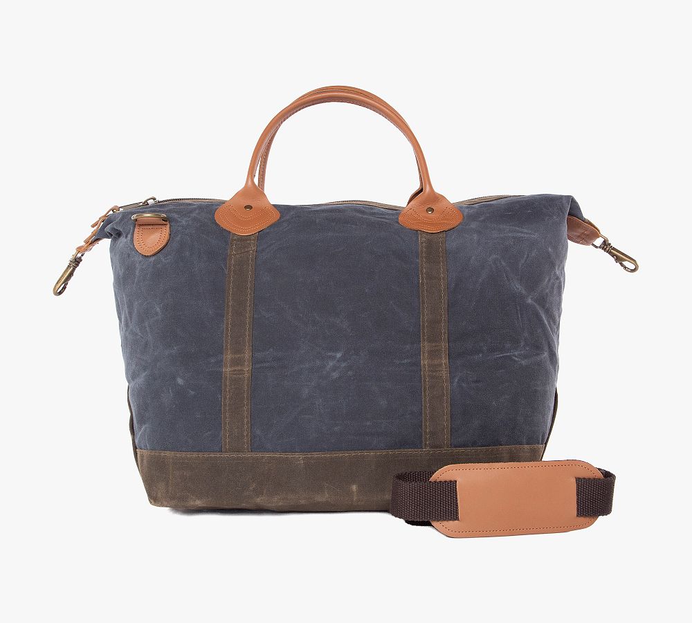 Brixton Waxed Canvas Weekender Bag & Dopp Kit Pottery Barn