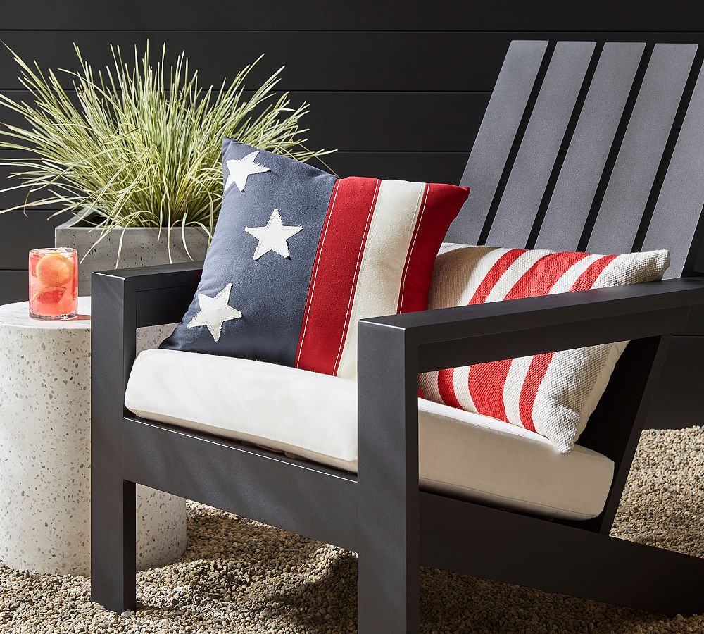 Americana Outdoor Throw Pillow Pottery Barn