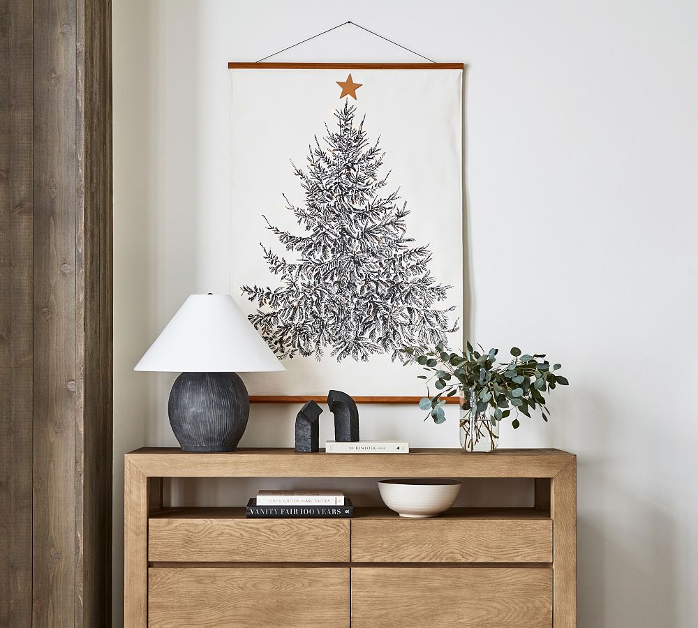 Light Up Holiday Tree Banner | Pottery Barn