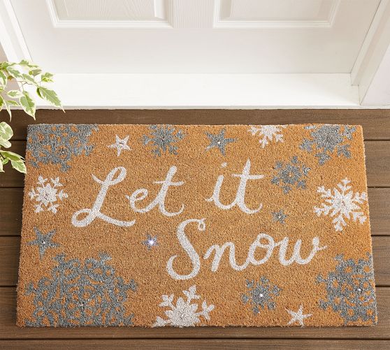Three Snow Buddies Indoor/Outdoor Floor/Door Mat