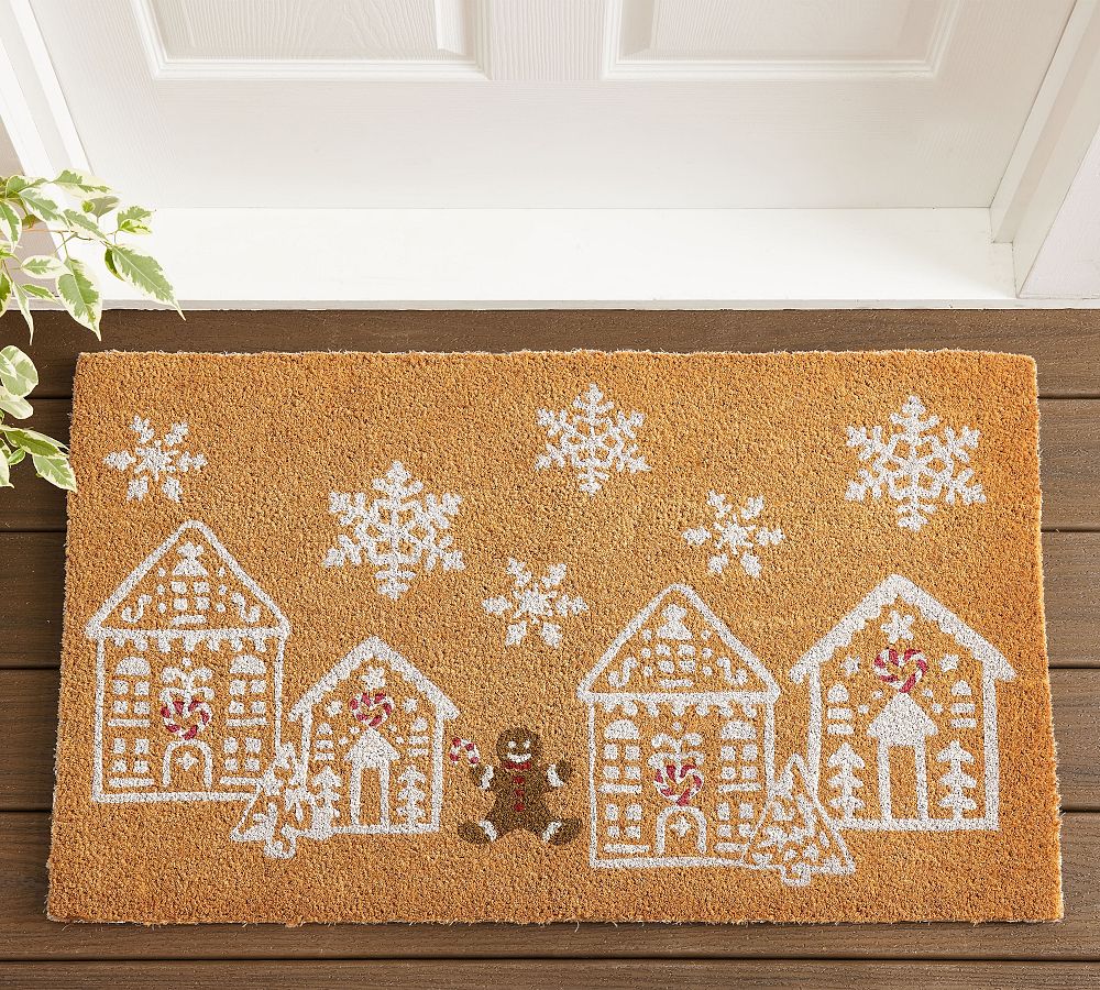 Mr. Spice Gingerbread Village Doormat
