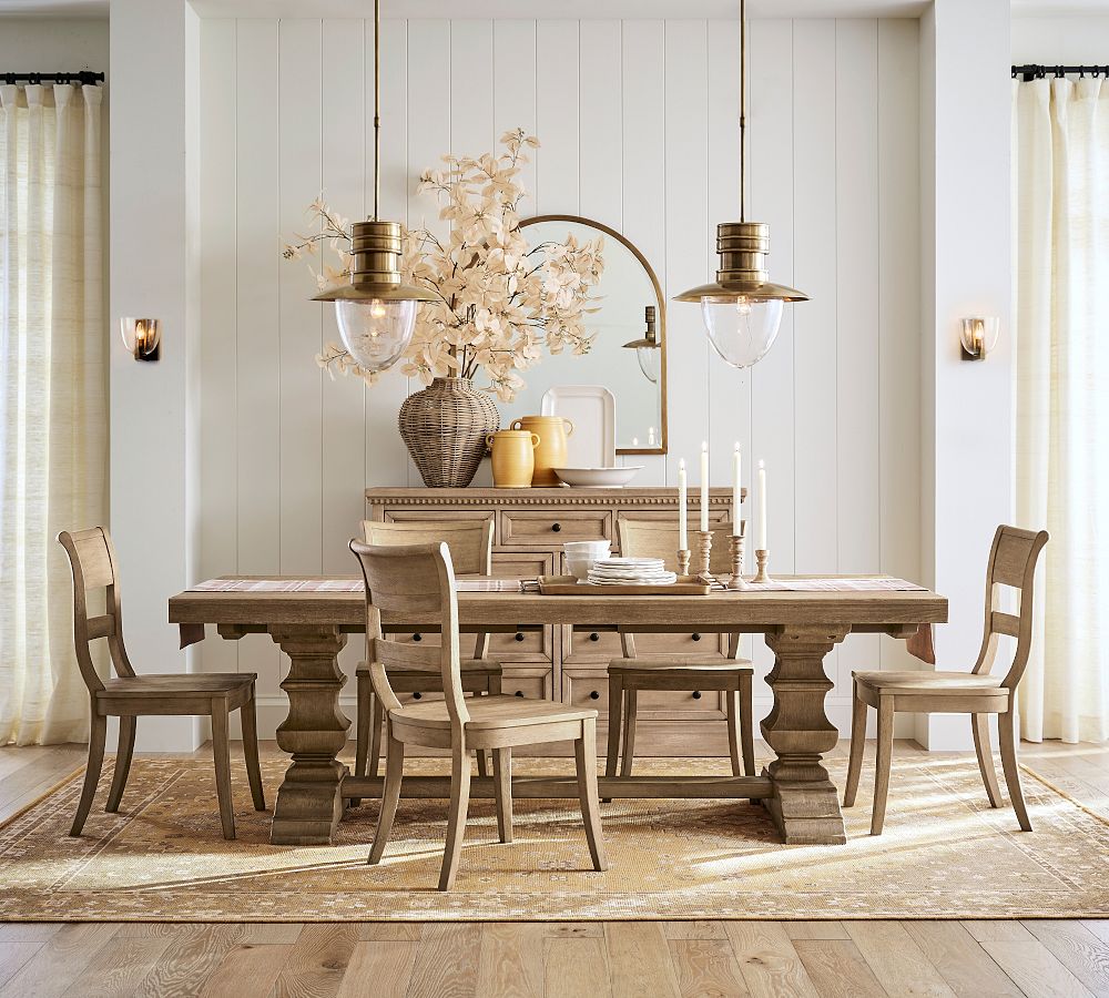 Grand Boulevard Modern Farmhouse Reclaimed Wood Dining Table