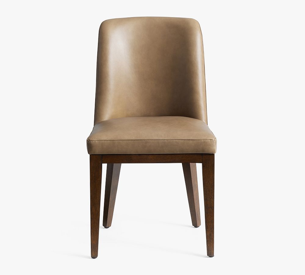 Layton Leather Dining Chair | Pottery Barn