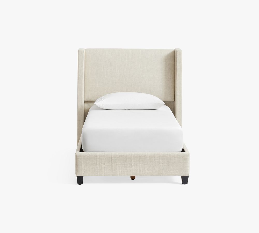 Elliot Shelter Upholstered Bed Pottery Barn