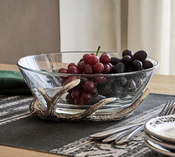 Small Colored & Clear Glass Serving Bowls for rent from Delicate