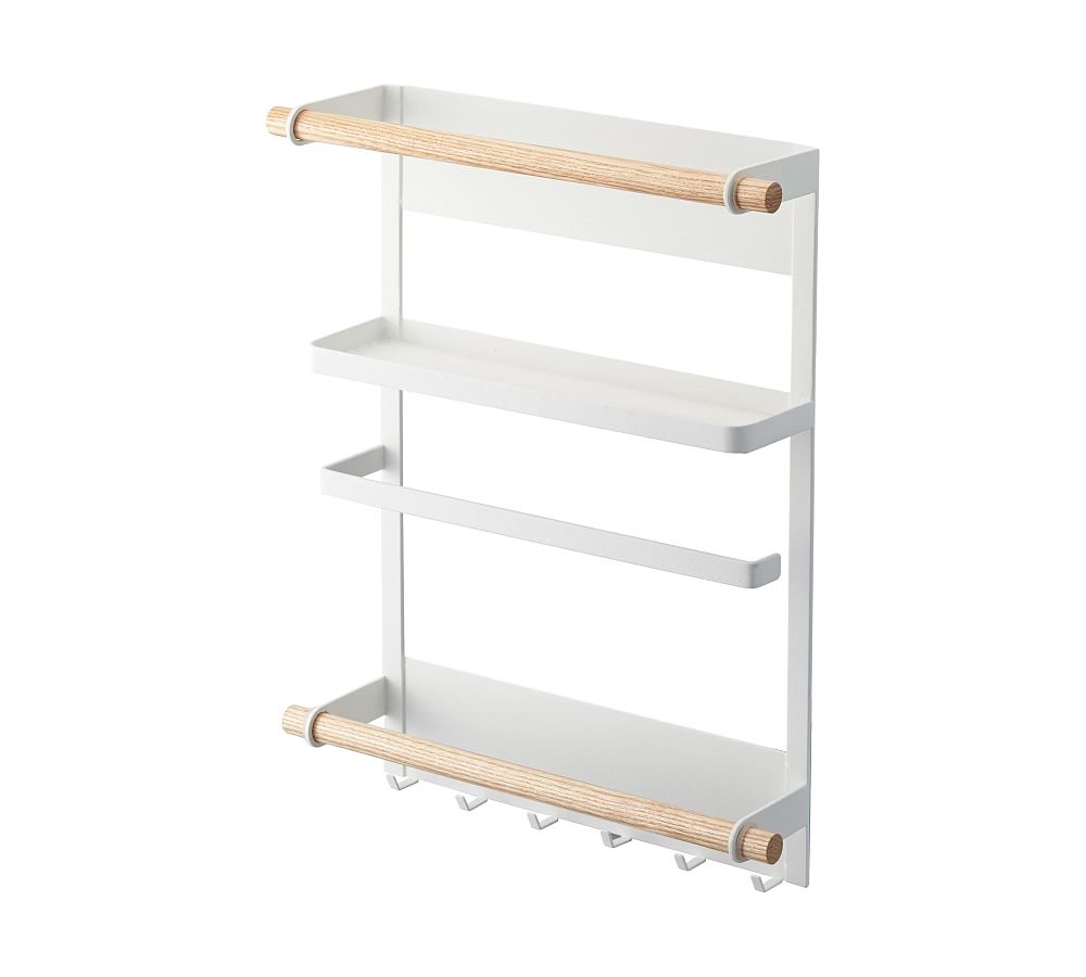 Yamazaki Kitchen Appliance Storage Rack - Steel/Wood, undefined