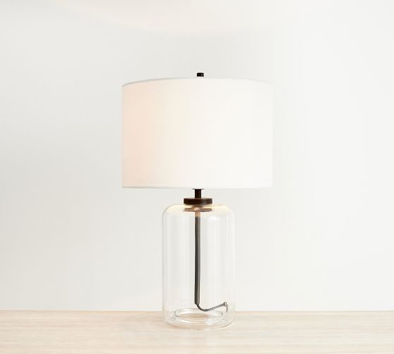 Bates Recycled Glass Table Lamp | Pottery Barn