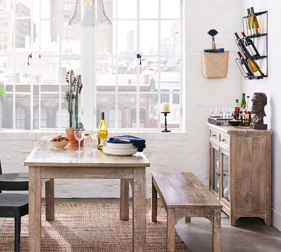 Vintage Blacksmith Wall Wine Rack Pottery Barn