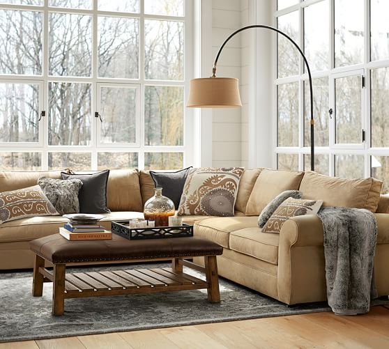 L shaped sofa pottery outlet barn