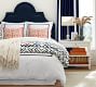 Jupette De Lit En Coton Plissé Pottery Barn - Taille California King - Couleur Ivoire Crème - Neuf Avec étiquettes