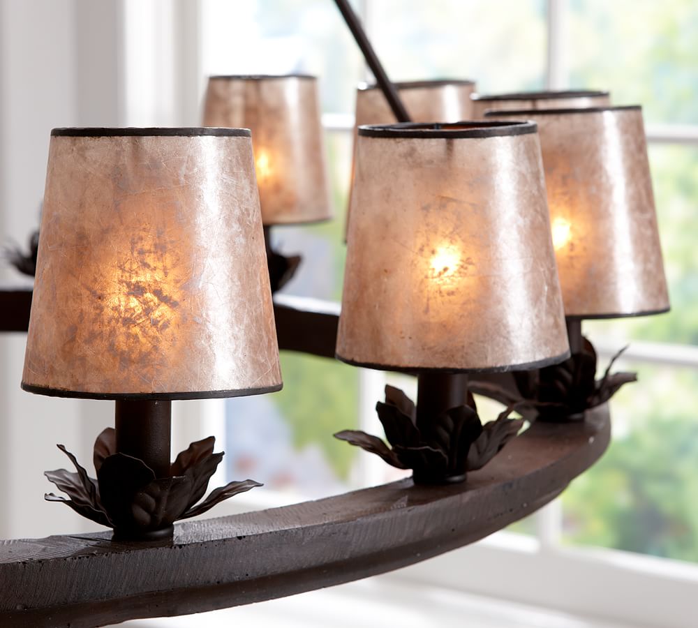 Mini Mica Drum Chandelier Shade, Set of 3 Pottery Barn
