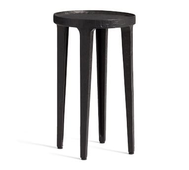 Jamie Round Metal Accent Table | Pottery Barn