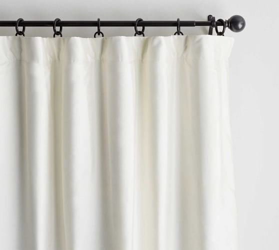 Dupioni Silk Curtain | Pottery Barn