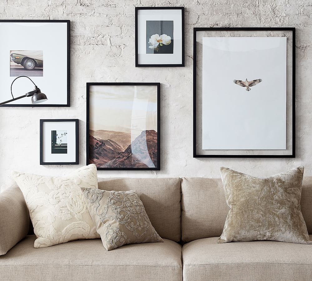 Drew Embroidered Pillow Cover Pottery Barn