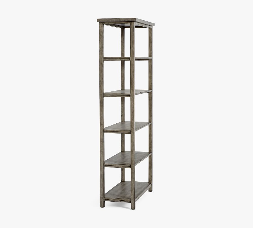Mateo Wide Etagere Bookcase Pottery Barn