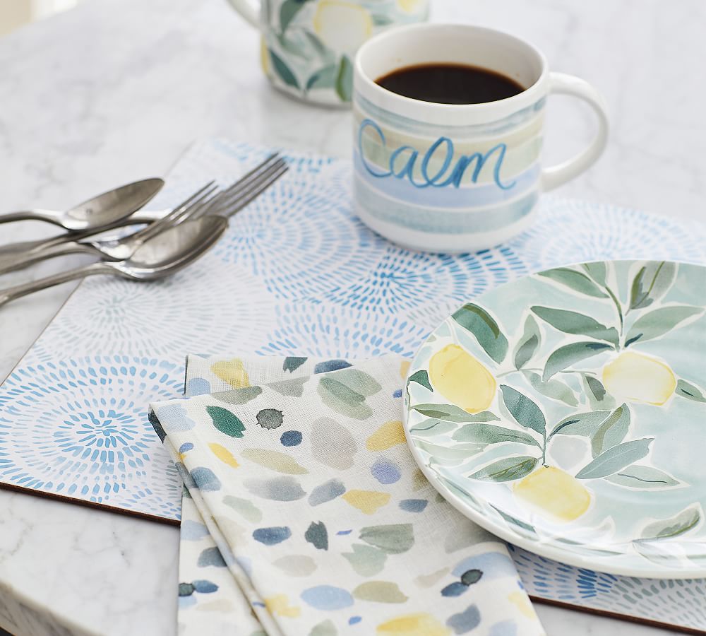 Rebecca Atwood Spiral Cork Placemats Set of 4 Pottery Barn