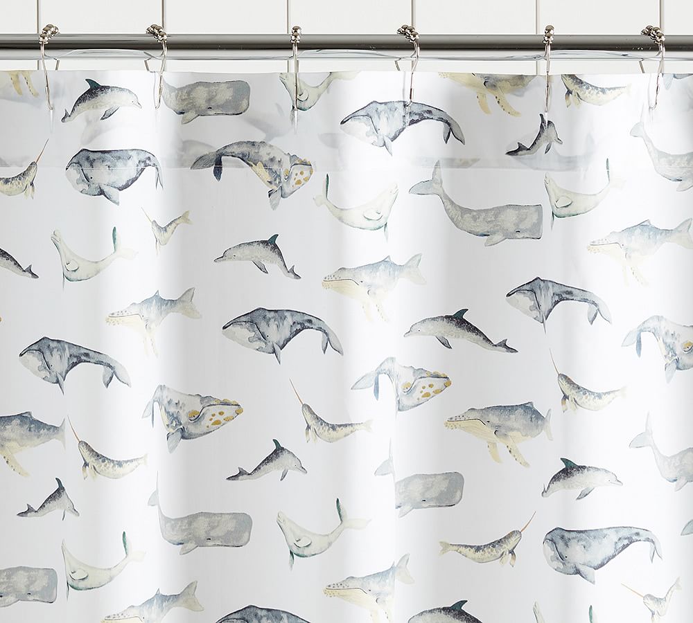 Sea Pod Organic Shower Curtain Pottery Barn