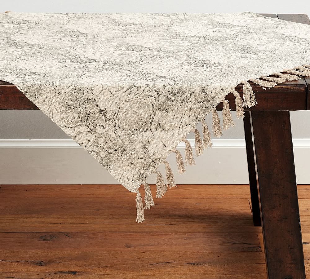 Seine Print Table Throw Pottery Barn