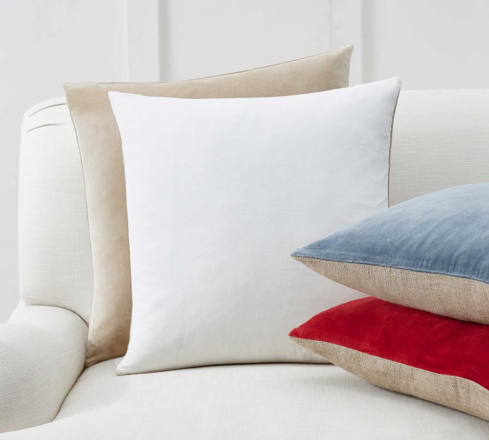 Velvet + Linen Pillow – Farmhouse Pottery